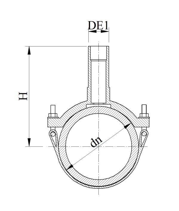 COLLAR DE TOMA SIMPLE IPS x IPS - Imagen 3