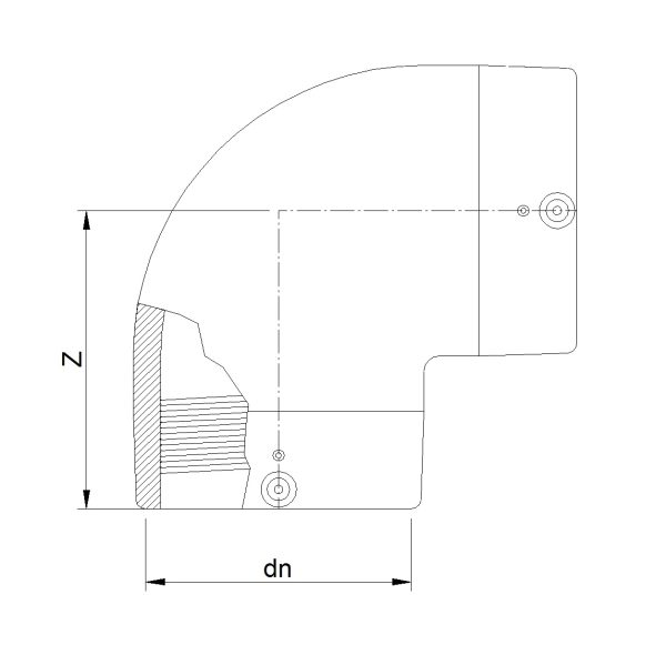 CODO 90° ELECTROSOLDABLE IPS - Imagen 2