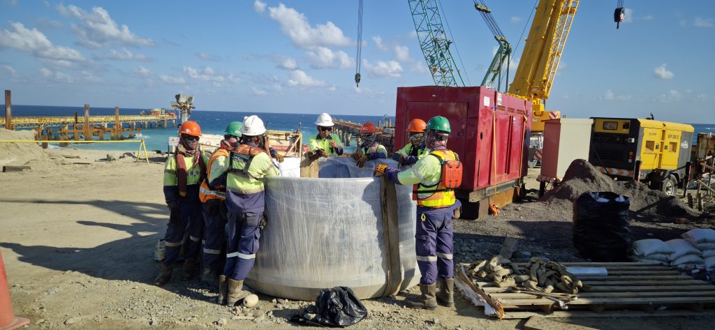 DN 2000 Coupler: Submarine Installation Indonesia
